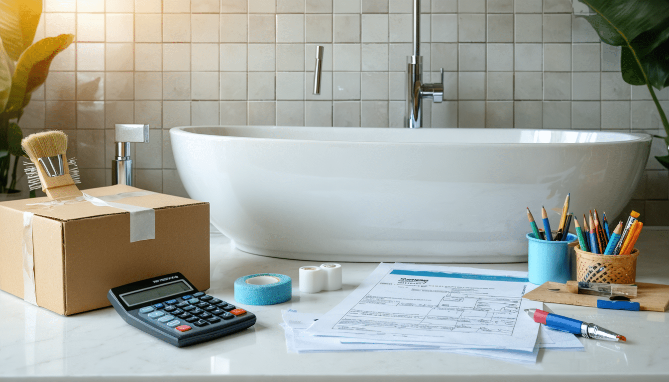 découvrez comment estimer le budget de rénovation d’une salle de bains en incluant matériaux, main-d’œuvre et frais annexes pour éviter les mauvaises surprises.