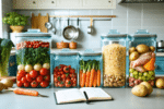 d&eacute;couvrez comment organiser une s&eacute;ance de batch cooking pour quatre personnes : menus, quantit&eacute;s, liste de courses et astuces pour pr&eacute;parer vos repas de la semaine.