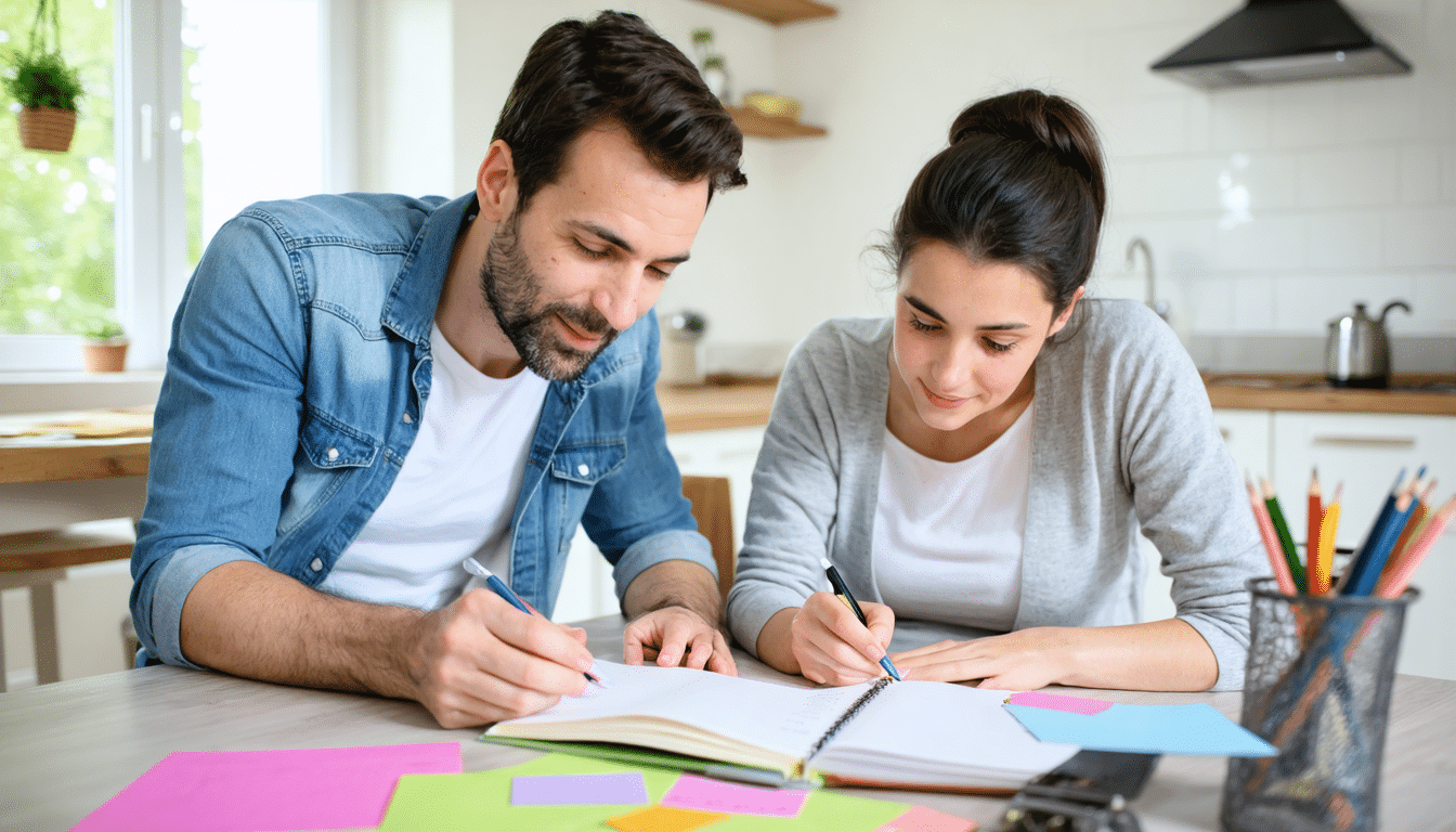 apprenez &agrave; r&eacute;partir &eacute;quitablement les t&acirc;ches familiales, all&eacute;ger la charge mentale et cr&eacute;er des plannings pratiques gr&acirc;ce &agrave; des &eacute;tapes simples et des outils adapt&eacute;s.