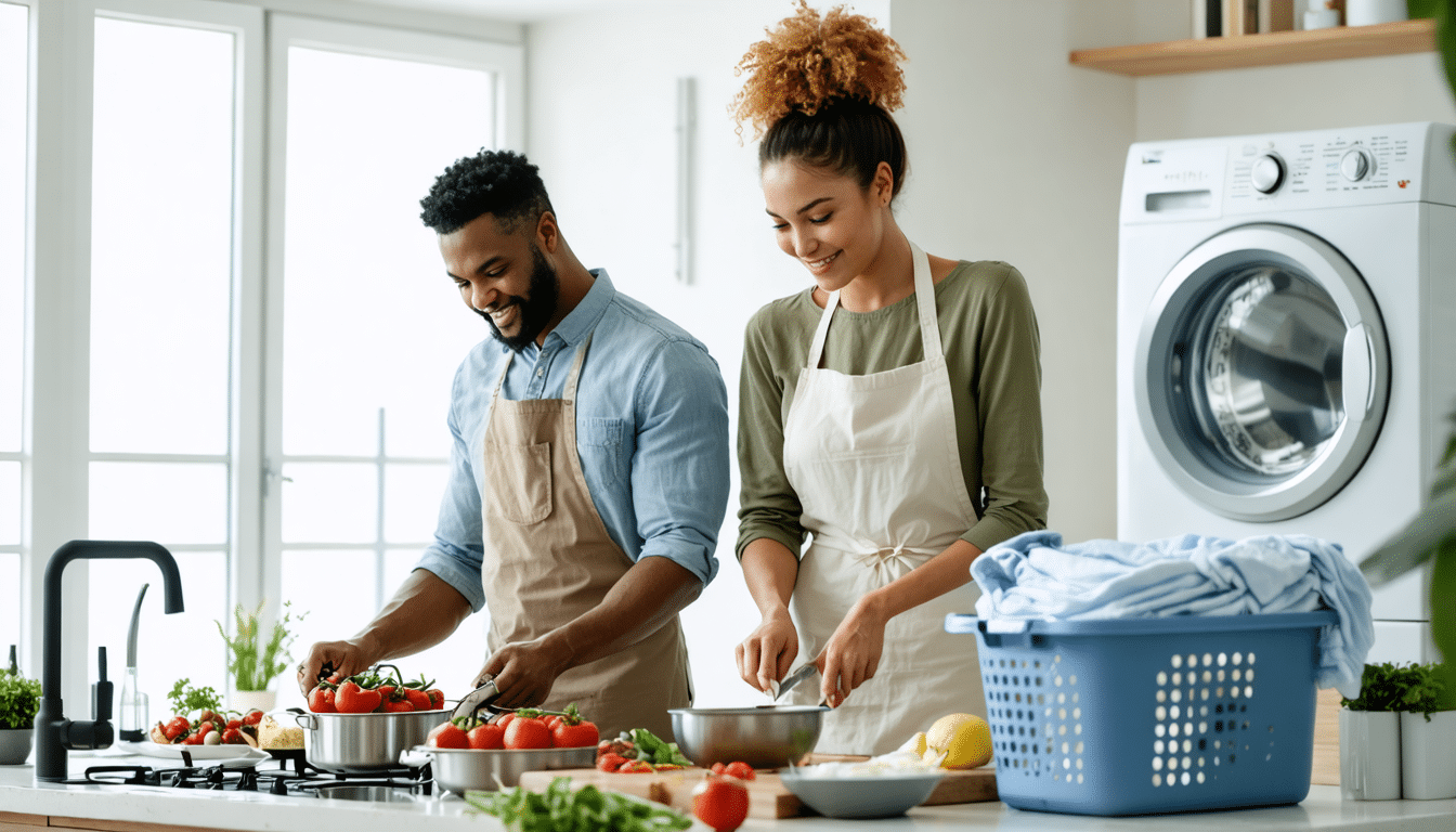 d&eacute;couvrez 7 habitudes concr&egrave;tes pour mieux r&eacute;partir la charge mentale dans le couple, communiquer sereinement et construire un quotidien plus &eacute;quilibr&eacute;.