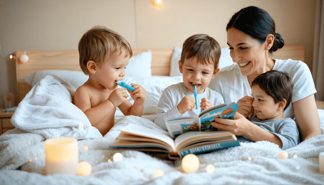 d&eacute;couvrez des rituels du soir adapt&eacute;s &agrave; chaque &acirc;ge pour apaiser les enfants, favoriser l&rsquo;endormissement et rendre le coucher plus serein.