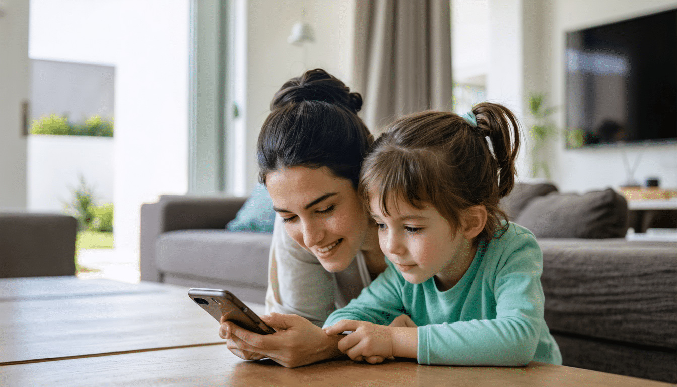 &acirc;ge, temps d&rsquo;&eacute;cran, applications et s&eacute;curit&eacute; : d&eacute;couvrez les rep&egrave;res essentiels pour accompagner votre enfant dans l&rsquo;usage de son premier smartphone.